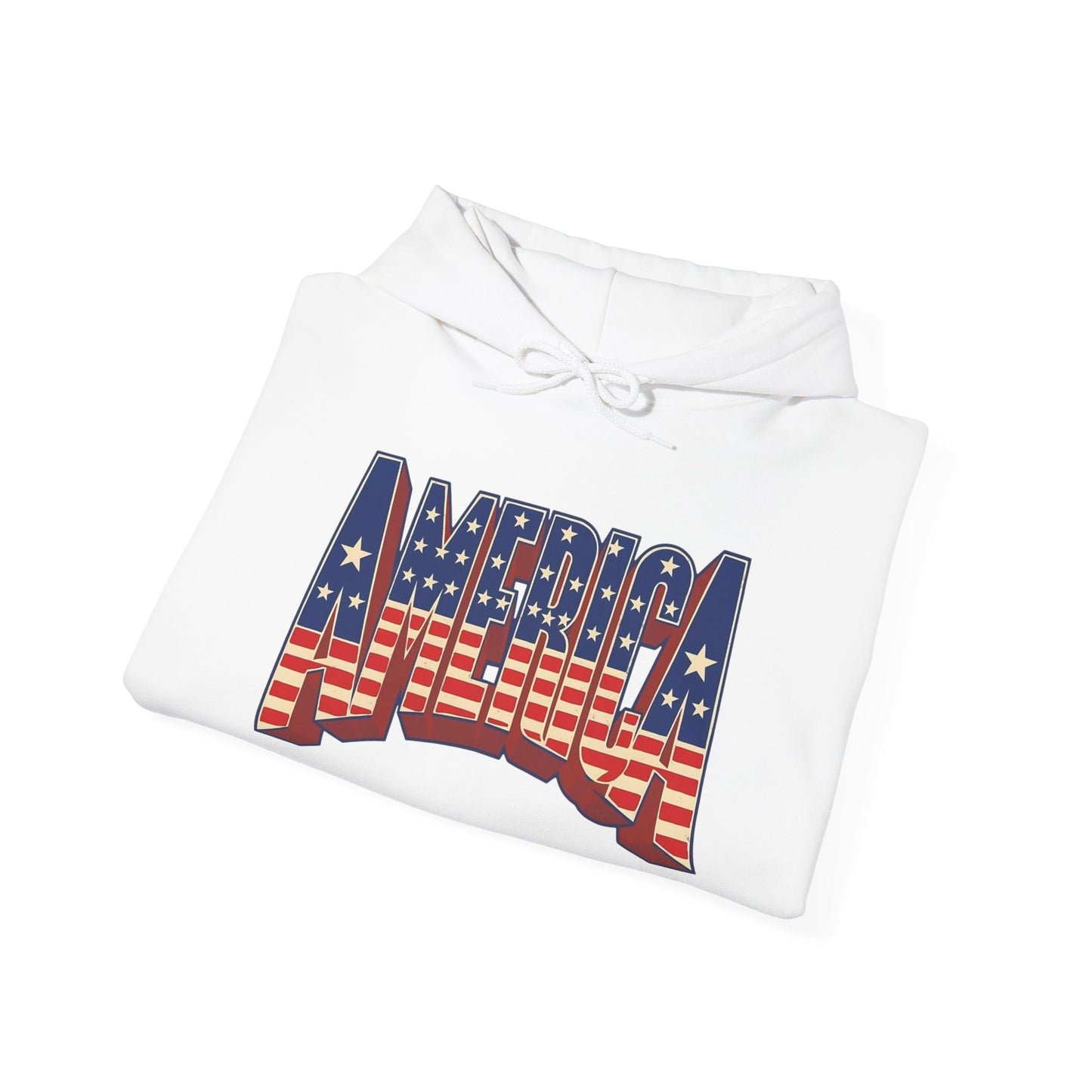 America Graphic Hoodie Unisex Heavy Blend™ Hooded Sweatshirt