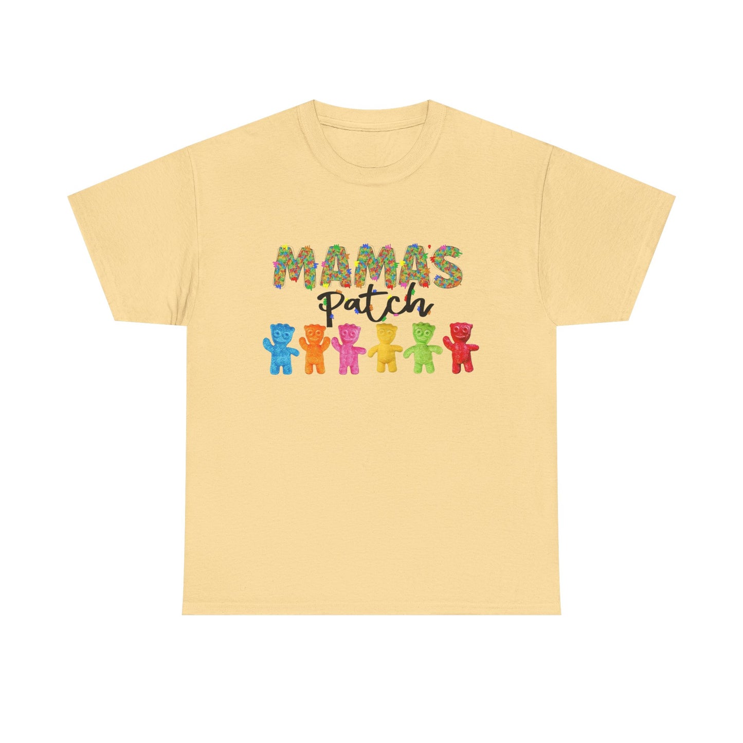 Mamas Patch Candy Cute Graphic T Shirt NEW Unisex Heavy Cotton Tee