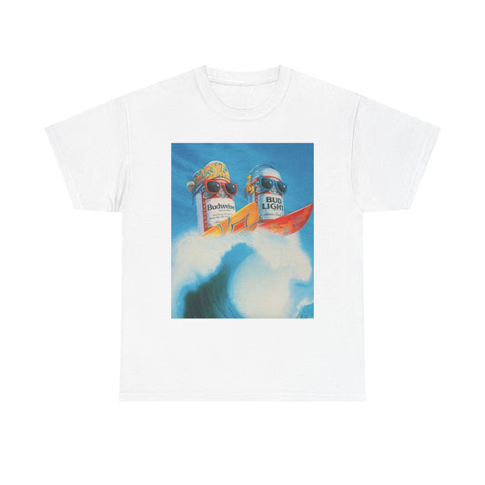 Vintage Beer Bud Poster Graphic T Shirt Unisex Heavy Cotton Tee