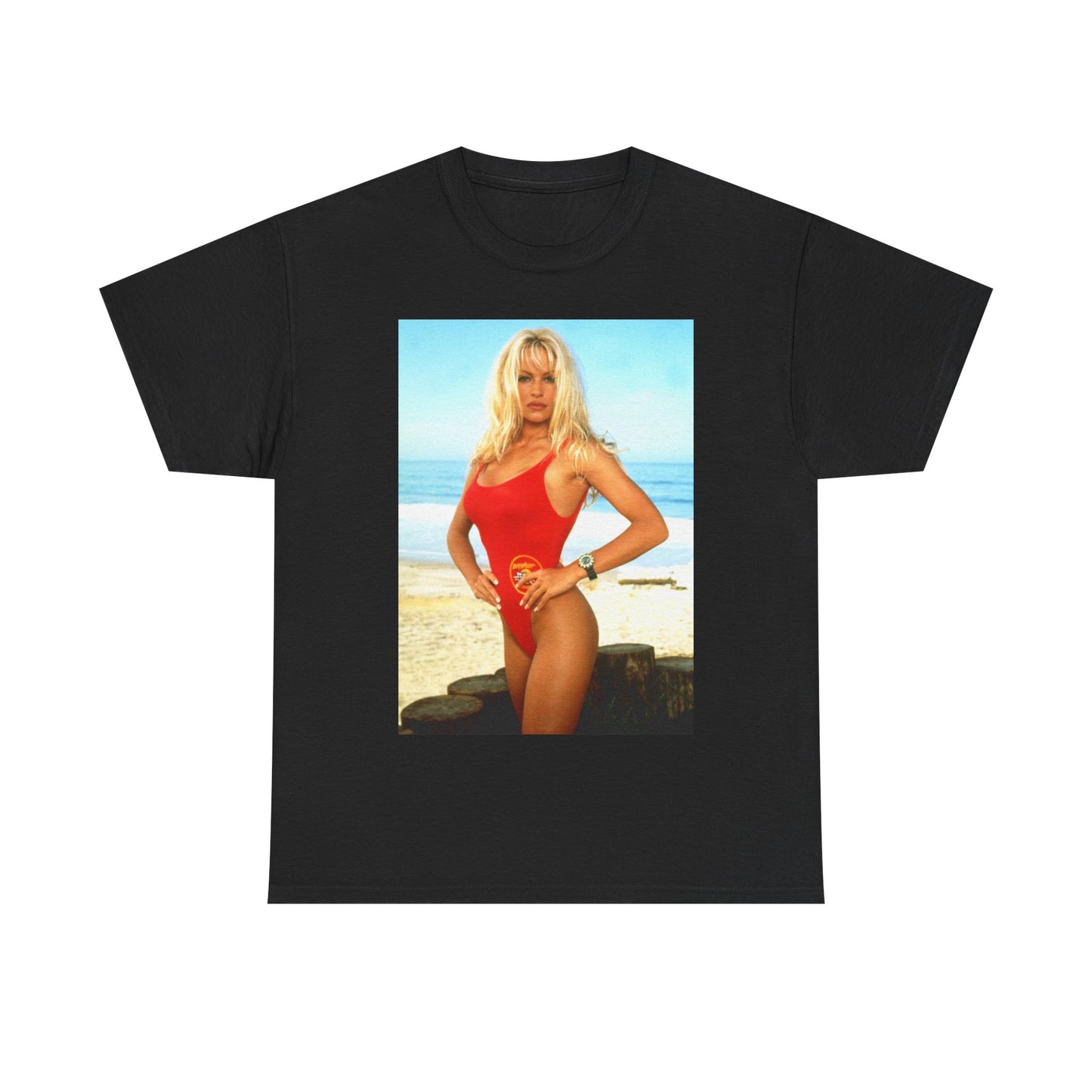Baywatch beach pam Anderson vintage 90s Heavy Cotton Tee