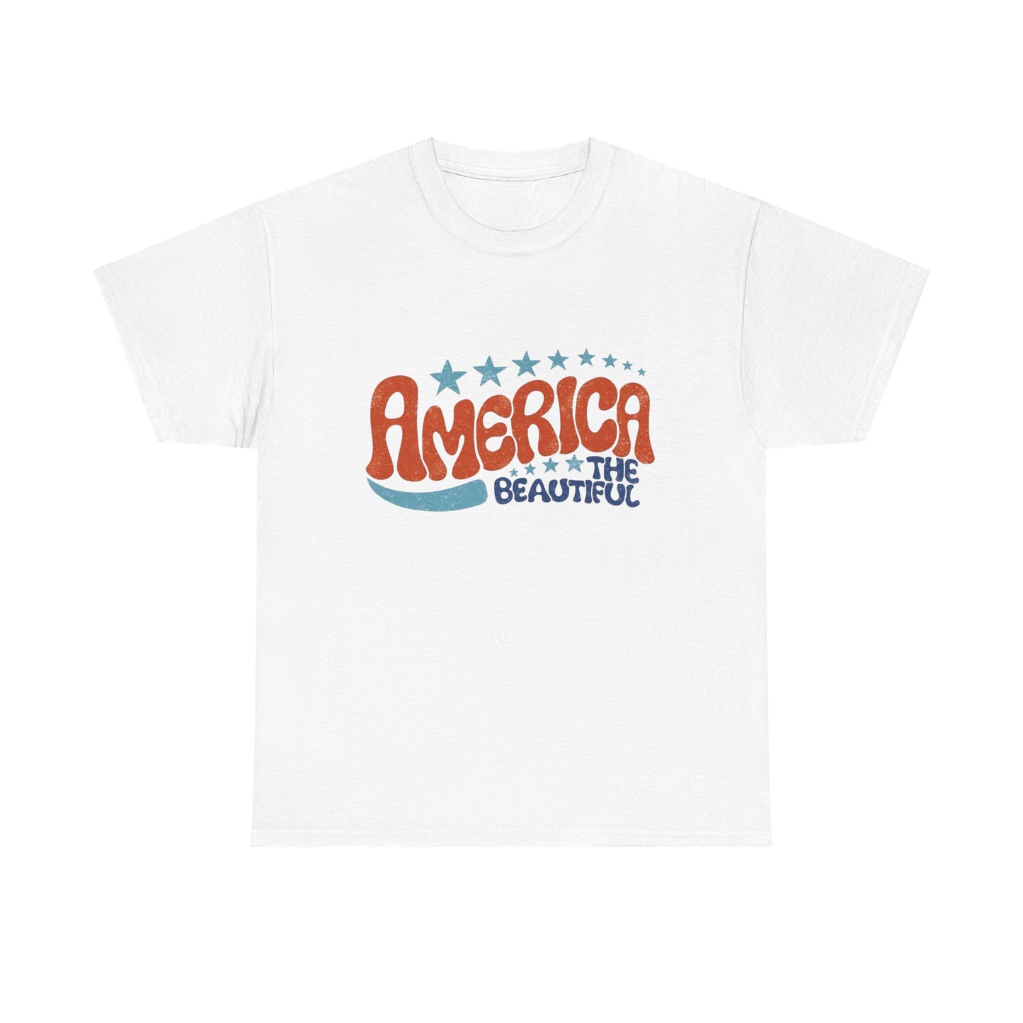 America The Beautiful Graphic T Shirt Adult New Tee