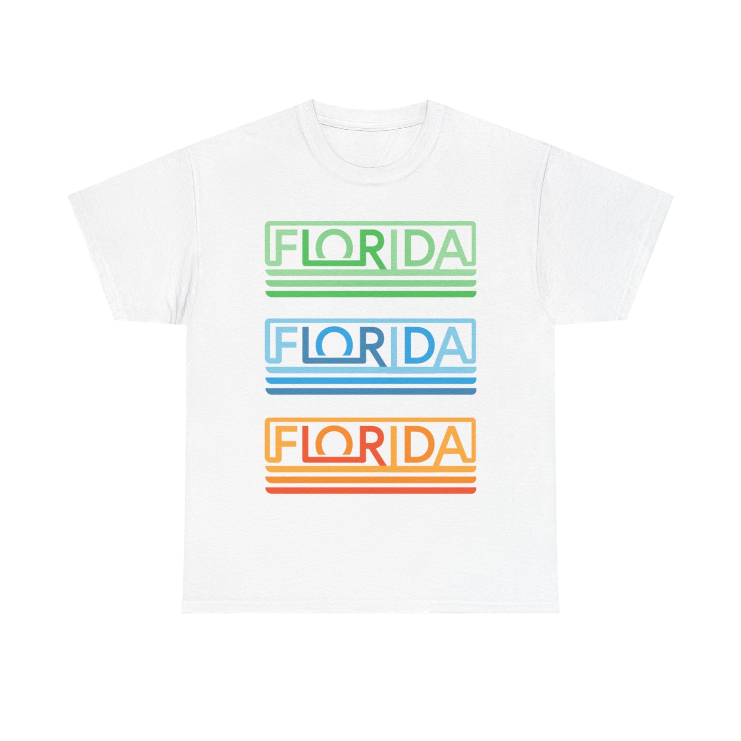 Florida Graphic Tshirt Summer Beach Miami Tampa Merch Unisex Heavy Cotton Tees