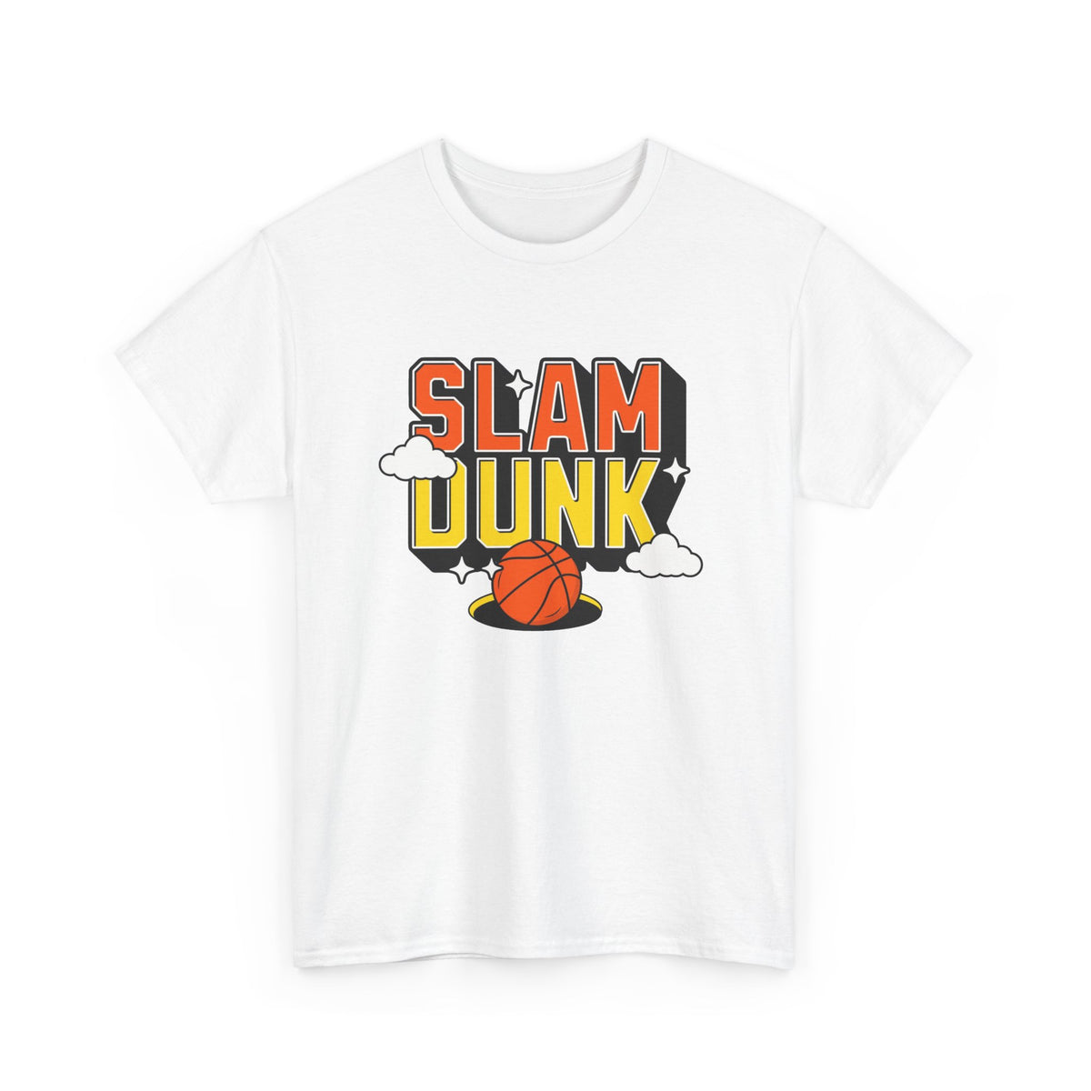 Slam Dunk Graphic T Shirt Men's Retro Heavy Cotton Tee