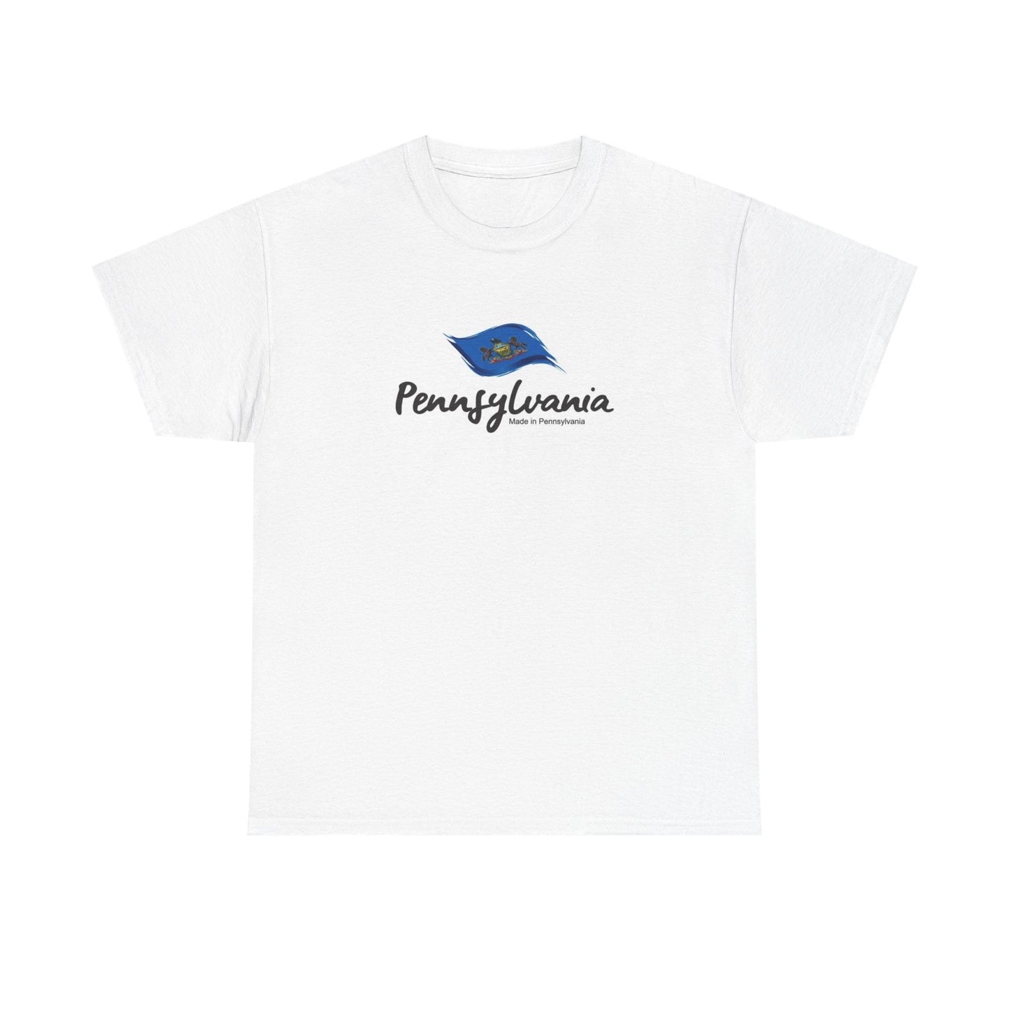 Pennsylvania State Logo BRAND NEW Apparel T Shirt Unisex Unisex Heavy Cotton Tee
