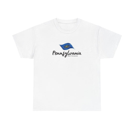 Pennsylvania State Logo BRAND NEW Apparel T Shirt Unisex Unisex Heavy Cotton Tee