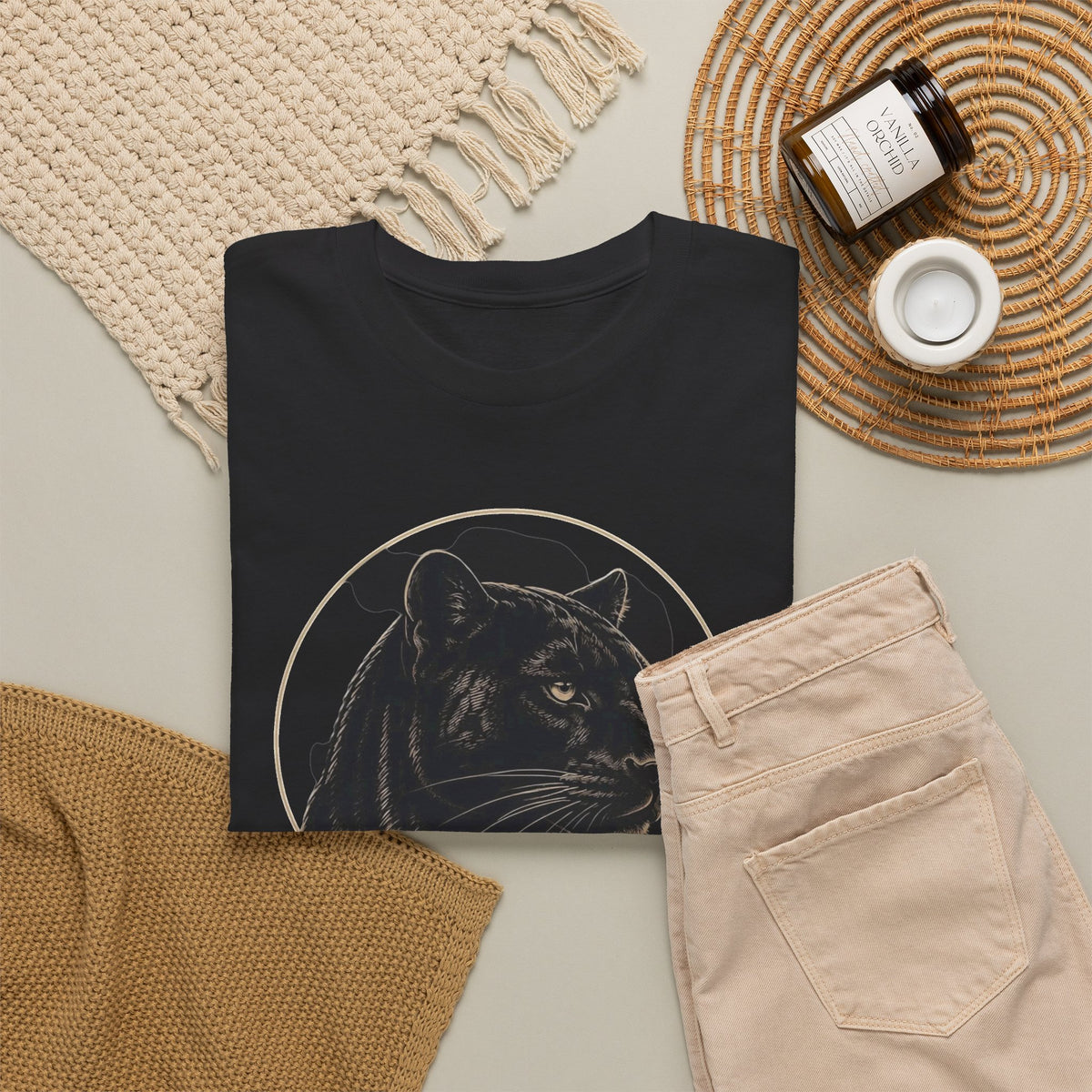 Protect Your Peace Panther Graphic T-Shirt Men's Graphic Tee