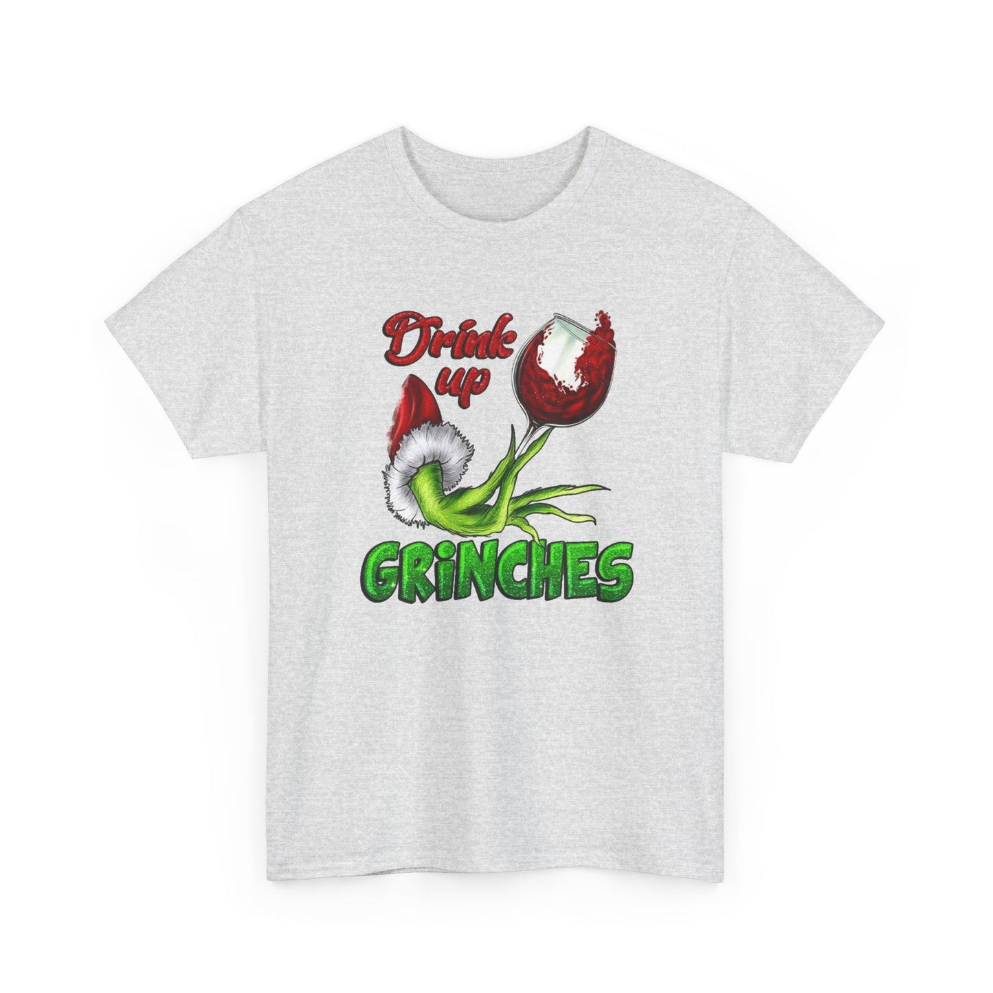 Drink Up Grinch's Christmas Graphic T Shirt NEW ADULT