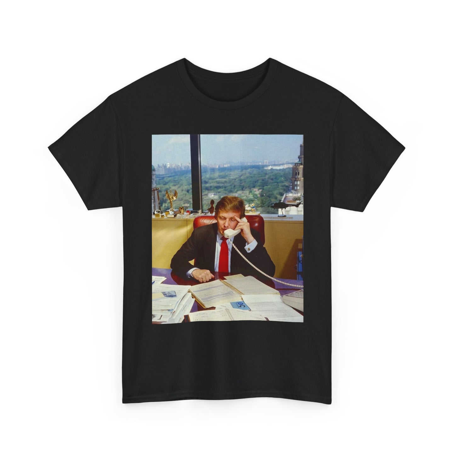 Trump Office Graphic T Shirt Vintage 90s Retro Unisex Heavy Cotton Tee