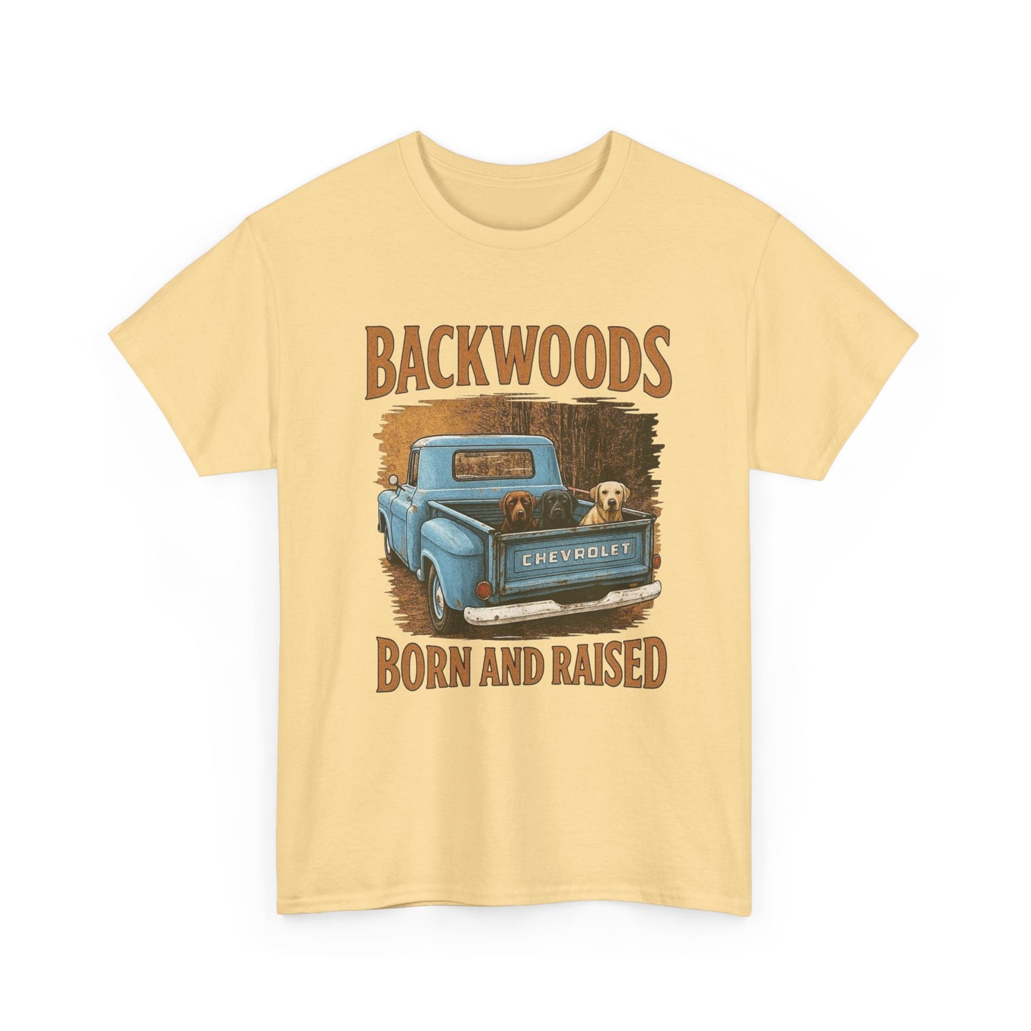 Backwoods Born And Raised Graphic T Shirt NEW ADULT Tee