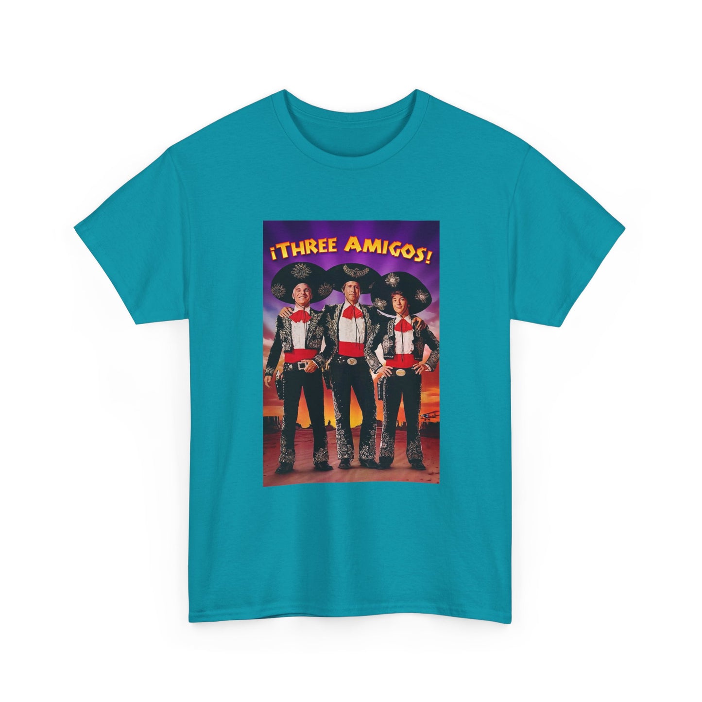 Three Amigos Tshirt Steve Martin Graphic Vintage Comedy Unisex Heavy Cotton Tee