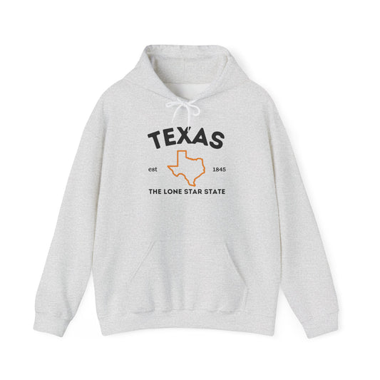 Texas The Lone Star State Graphic Hoodie Unisex Heavy Blend™ Hooded Sweatshirt
