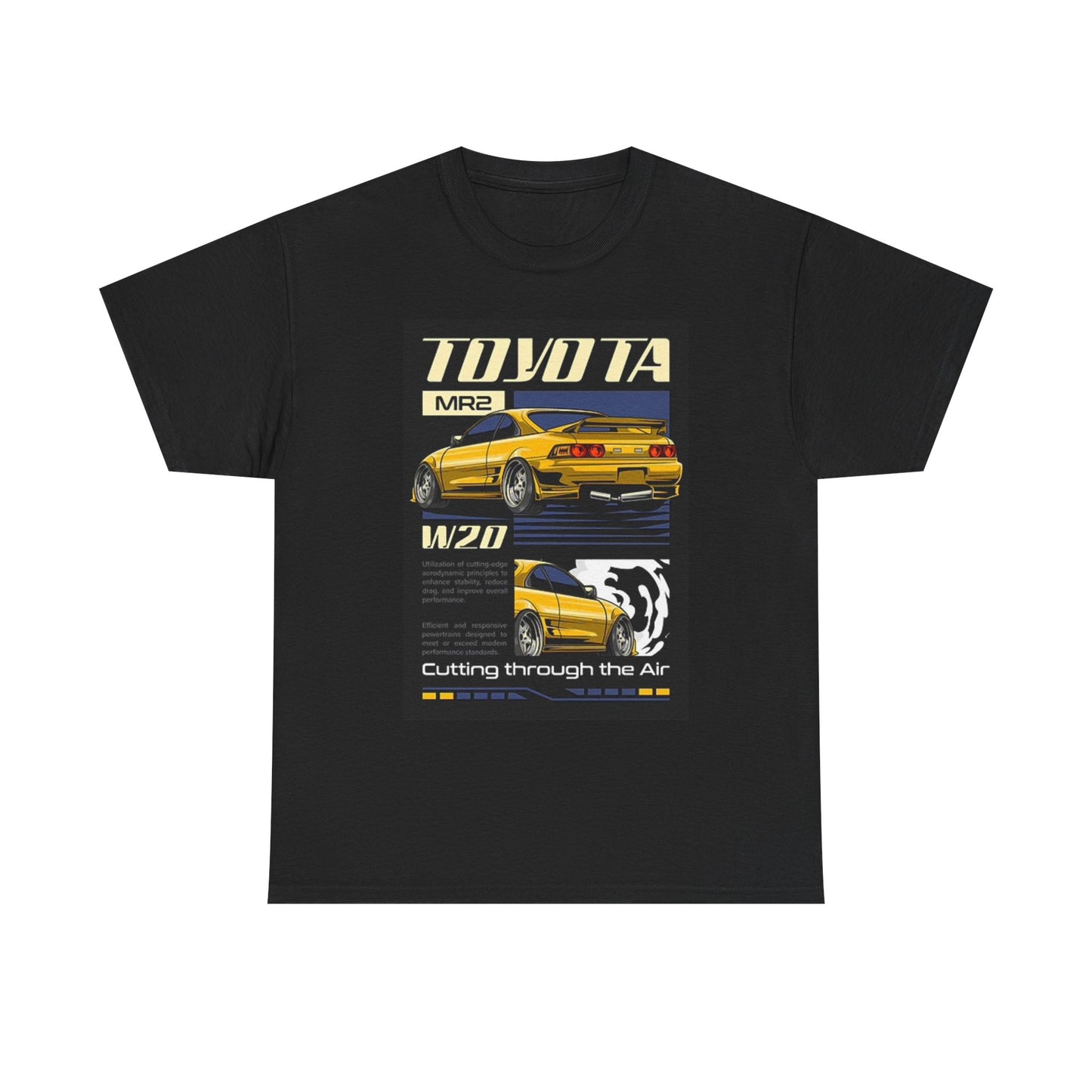 Toyota MR2 Graphic T Shirt Vintage JDM Tuner Unisex Heavy Cotton Tee