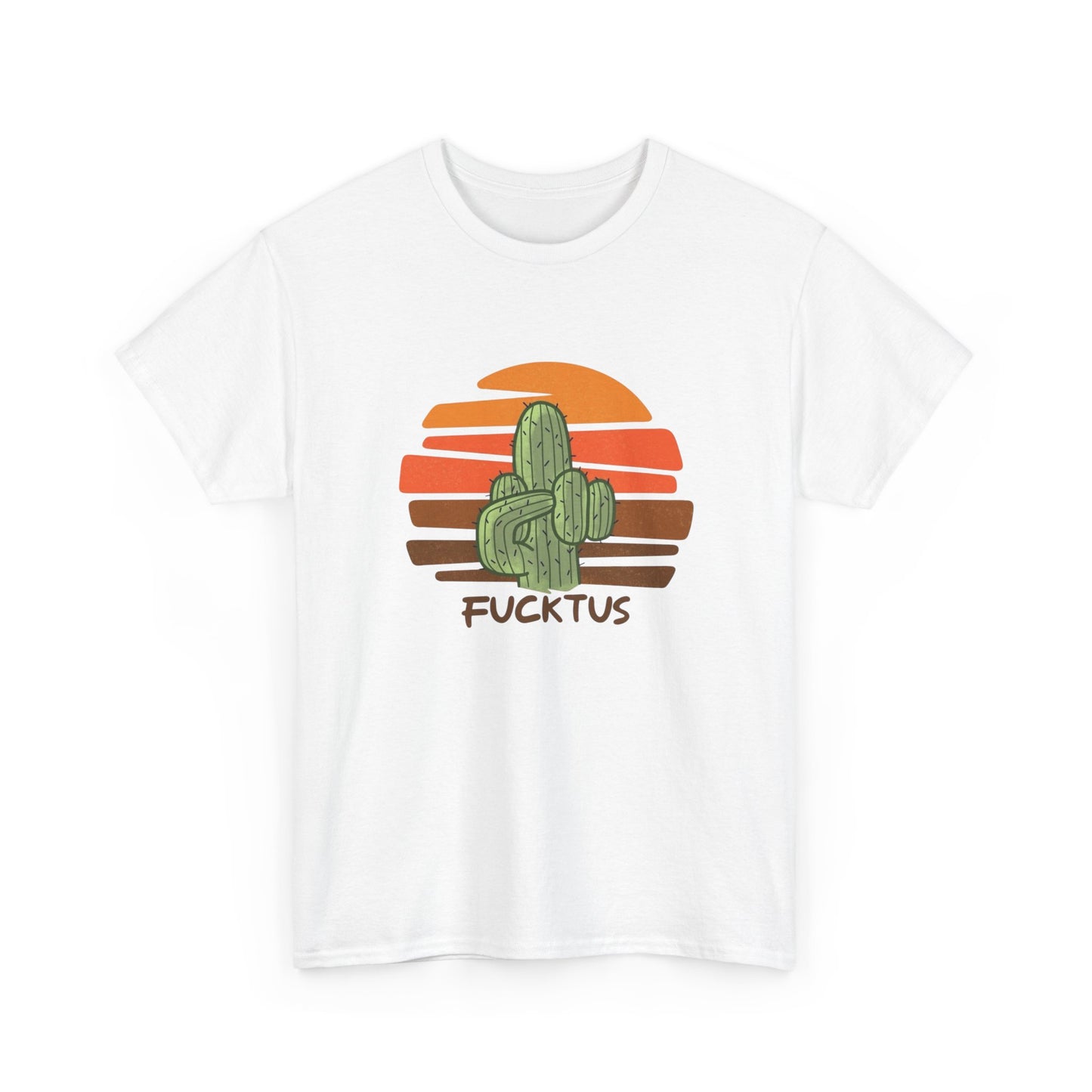Funny Cactus Graphic T Shirt Unisex Heavy Cotton Tee
