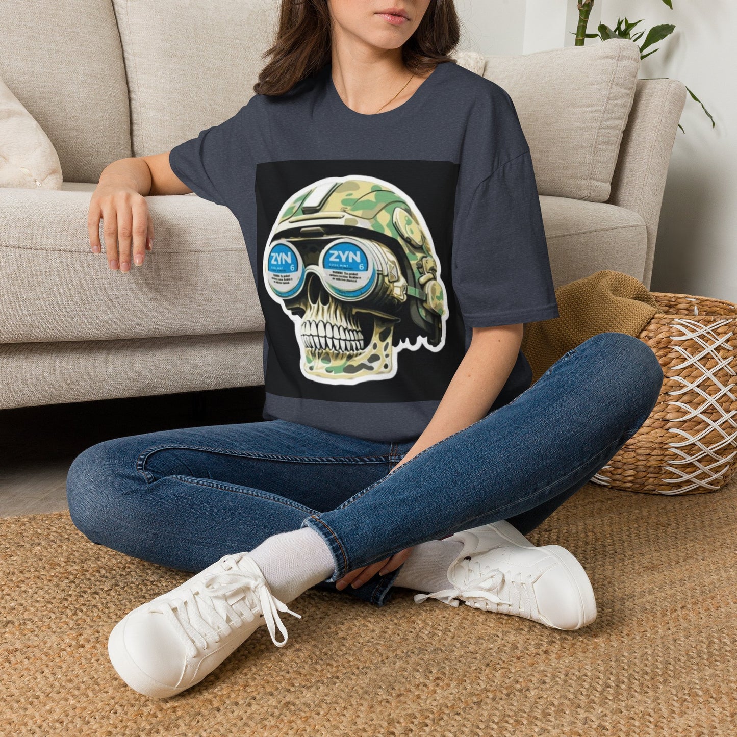 ZYN shirt pouch American Camo zyn pouch tucker trump vintage Softstyle T-Shirt