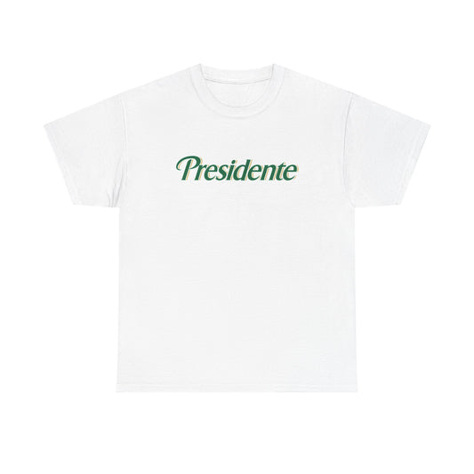 Presidente Beer Graphic T Shirt Vintage Dominican Republic Unisex Heavy Cotton