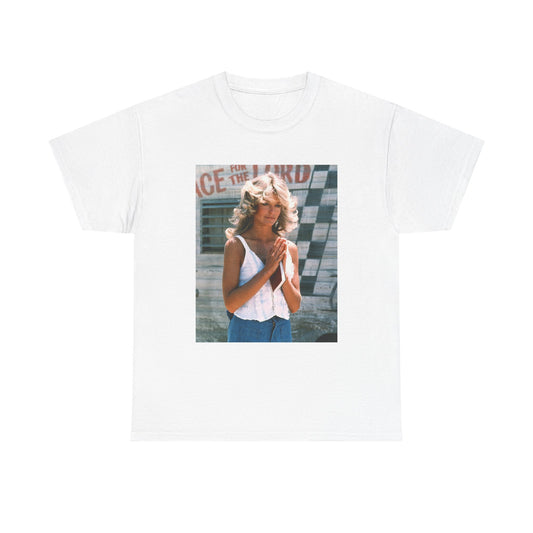 Farrah Fawcett Tshirt Charlies Angels Vintage Model Unisex Heavy Cotton Retro