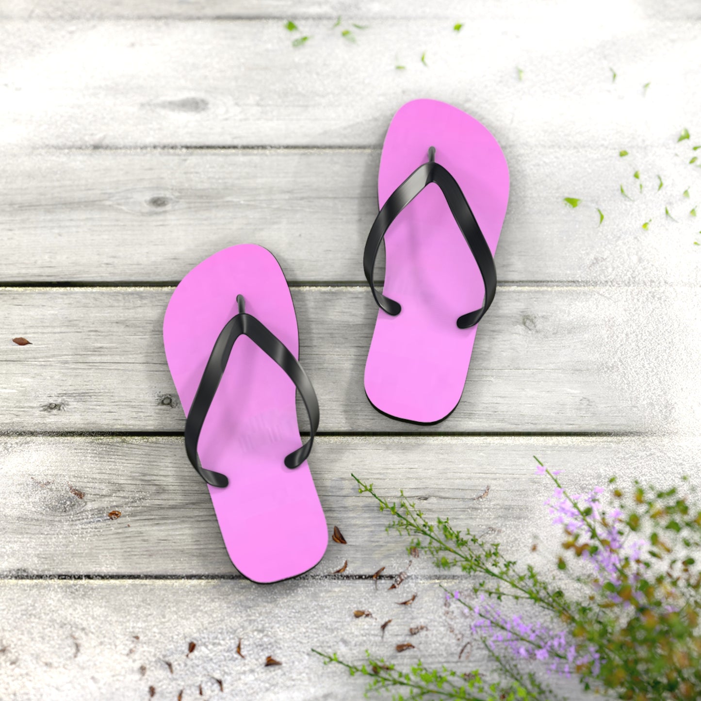 Neon Pink Flip Flops, Sandals Slides, Summer Footwear, Brand New