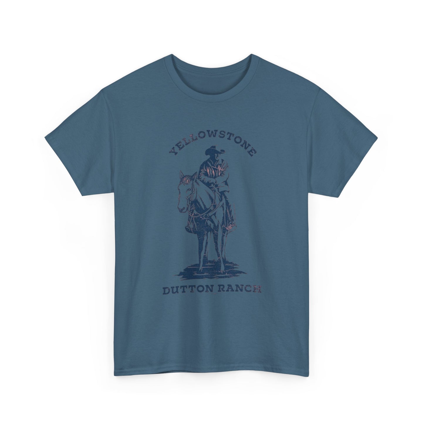 Yellowstone Dutton Ranch Vintage Graphic T Shirt Unisex Heavy Cotton New Gift