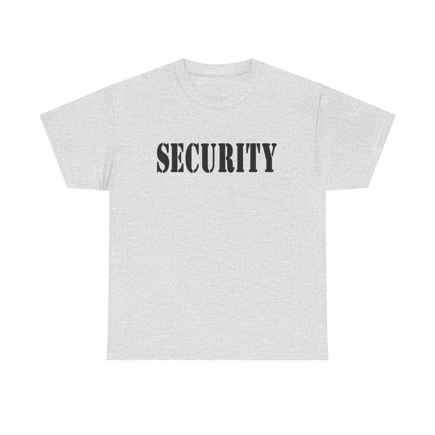 Security Graphic T Shirt Police Academy Uniform Funny Bar Unisex Heavy Cotton