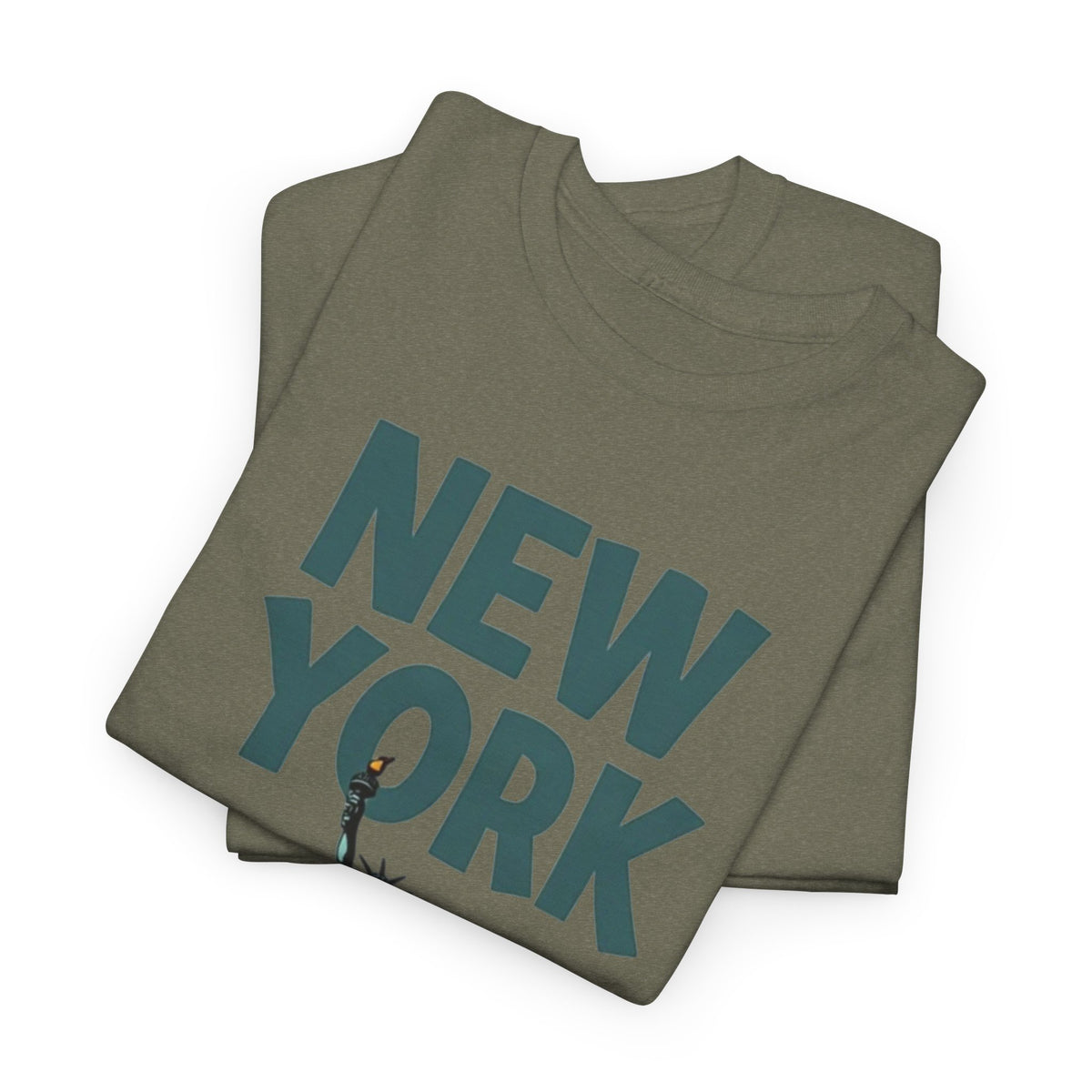 New York City Pizza Graphic T Shirt Men's Retro Heavy Cotton Tee