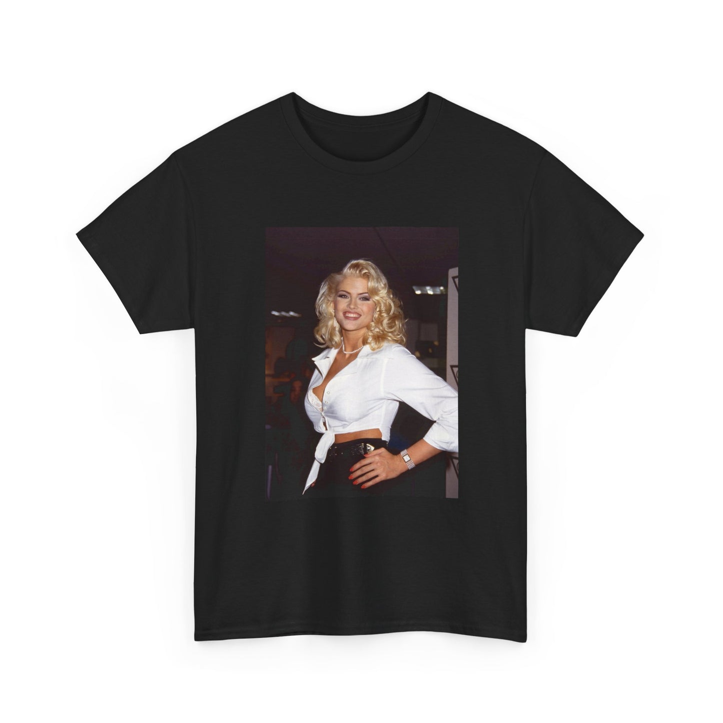 Anna Nicole Smith Tshirt Vintage Playboy Retro Model Unisex Heavy Cotton Tee
