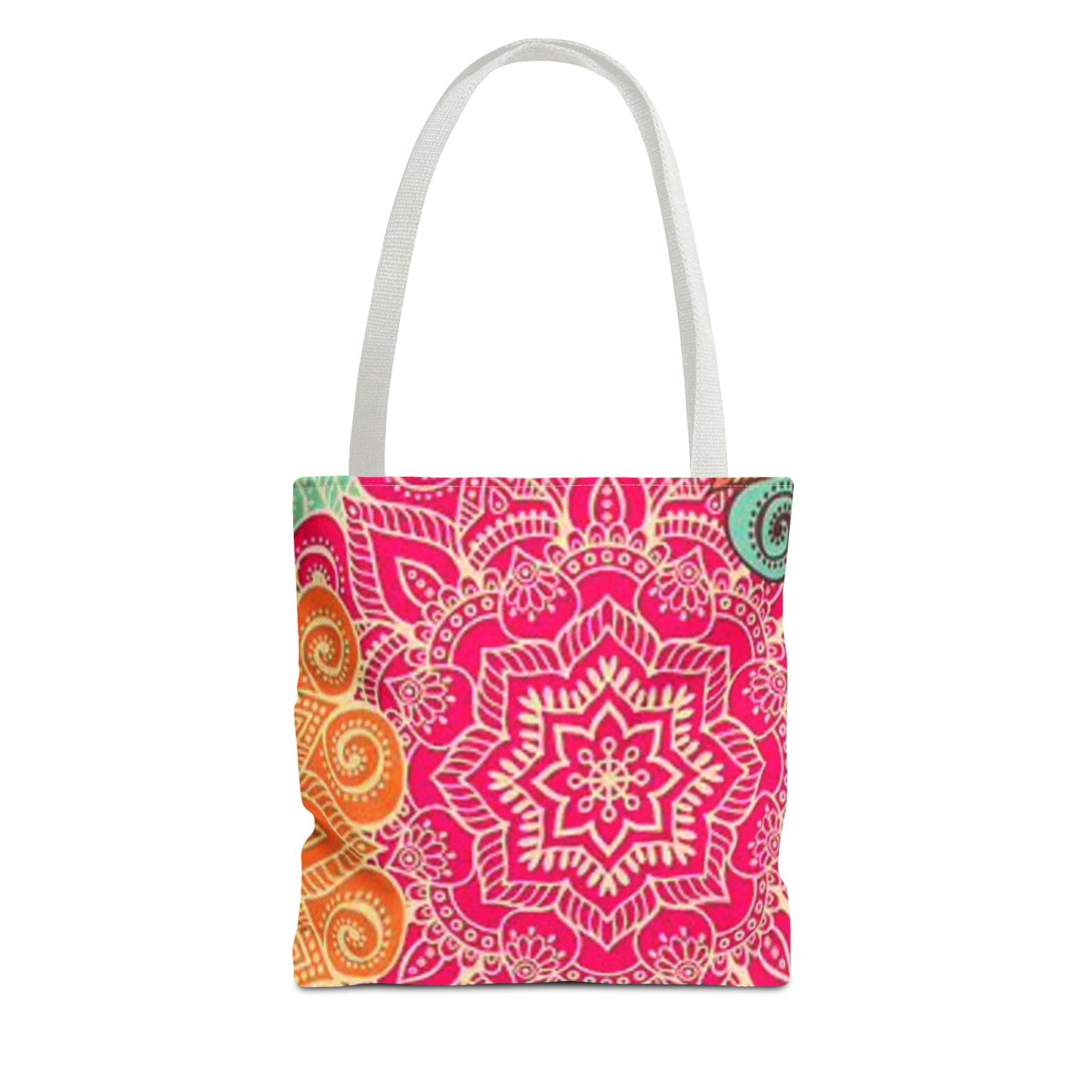 Pink And Orange Design Multi Color BRAND NEW MODERN Tote Bag (AOP)