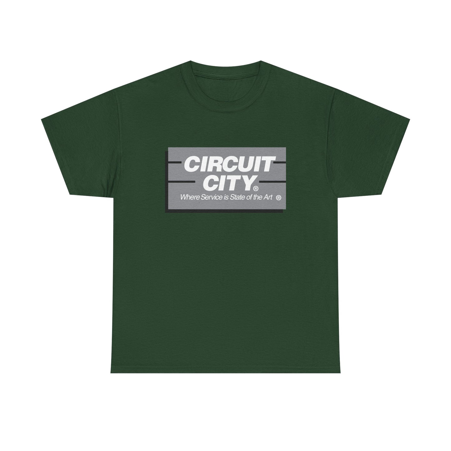 Circuit city T-shirt vintage graphic employee shirt retro design Unisex Heavy
