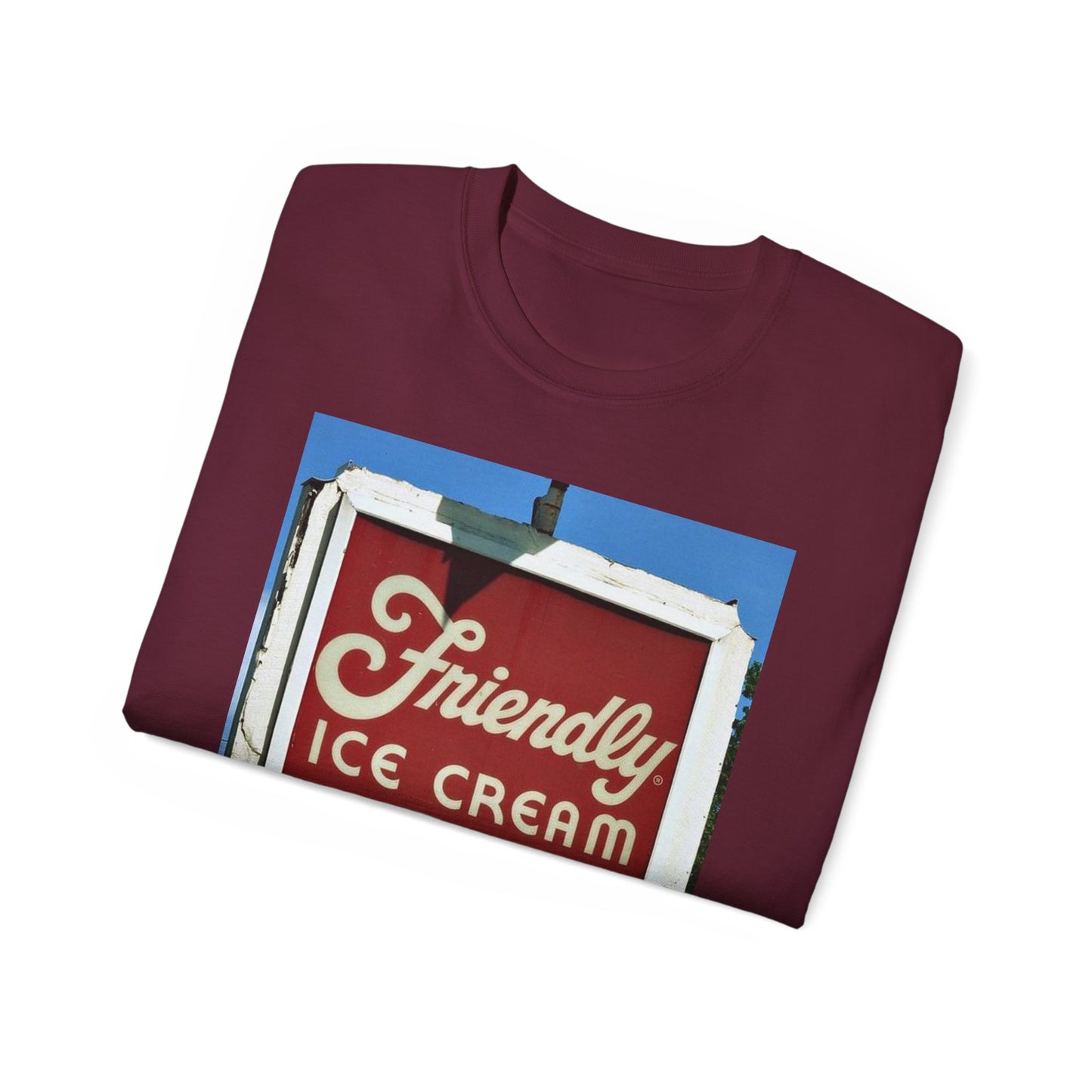 Friendlys ice cream T-shirt vintage New England restaurant chef Ultra Cotton Tee