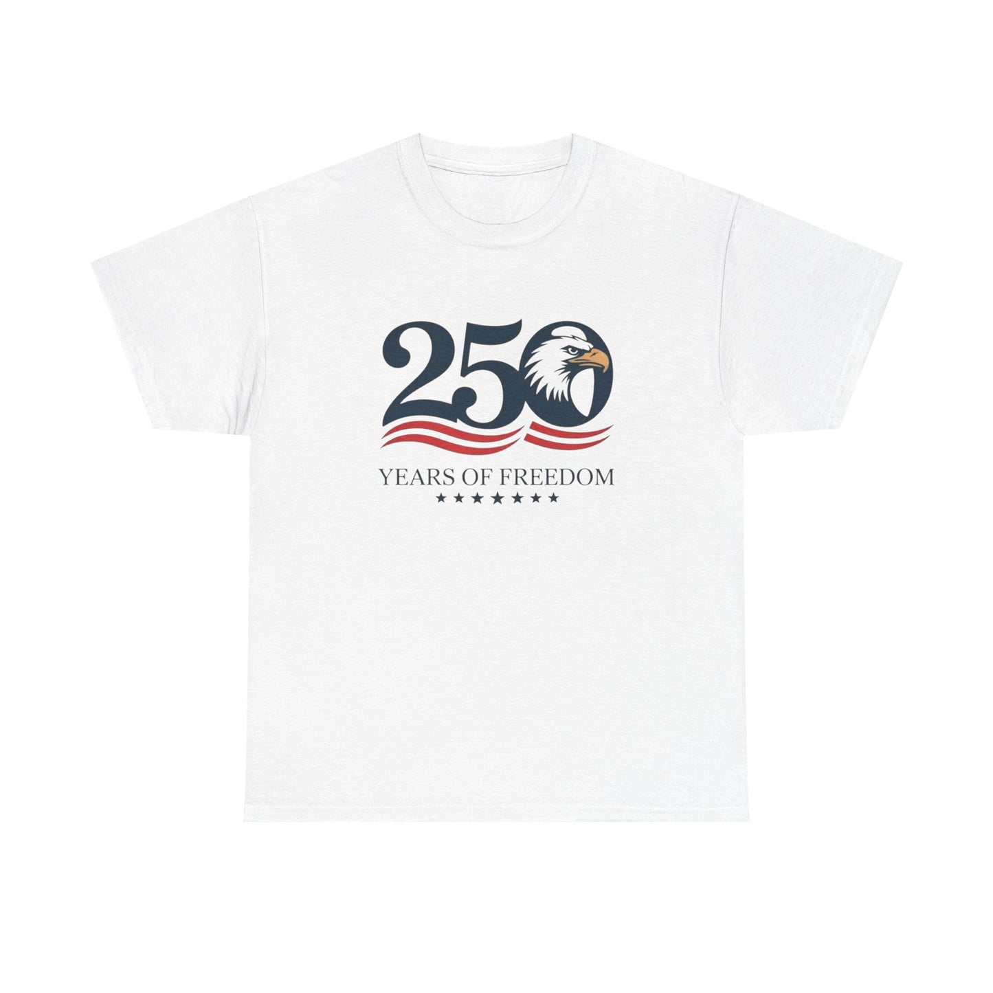 America 250 Years Of Freedom Graphic T Shirt Adult New Tee