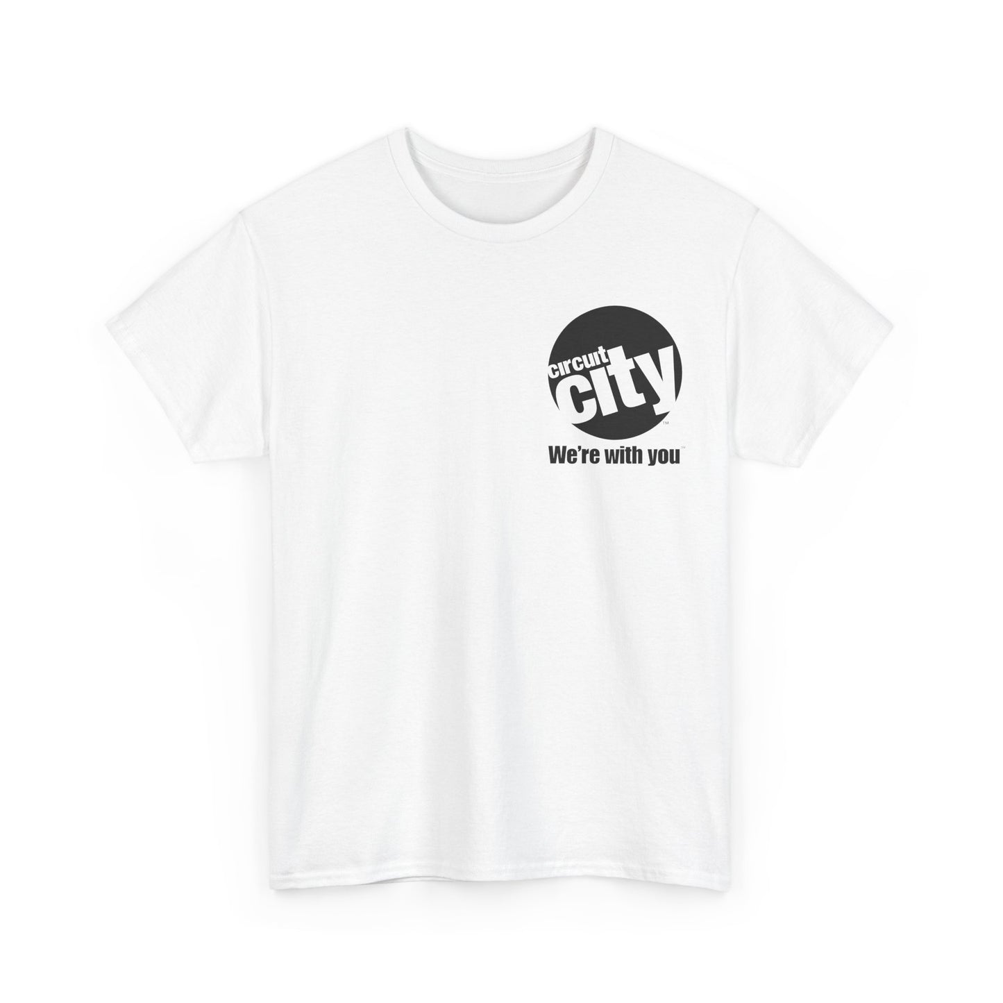 Circuit city T-shirt vintage logo retro employee shirt graphic Unisex Heavy