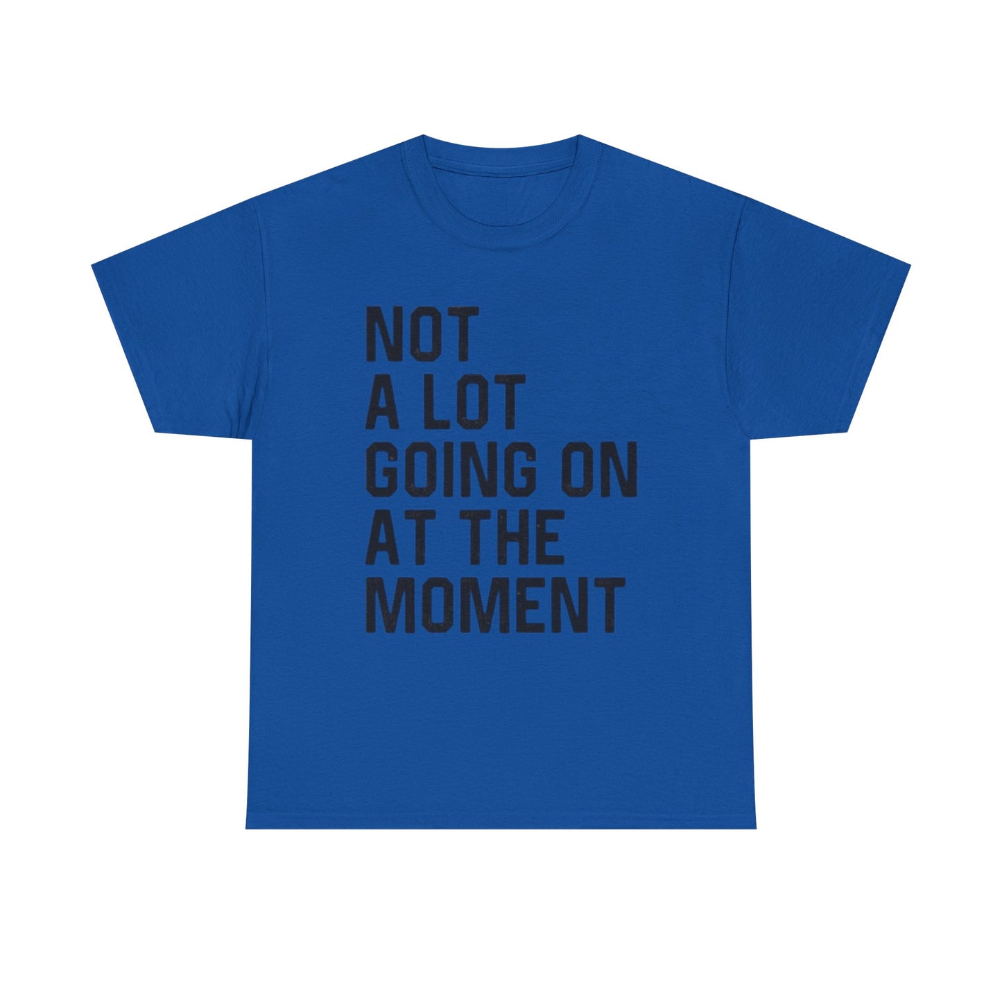Not A Lot Going On T Shirt Funny Graphic Jokes Relax Vacation Unisex