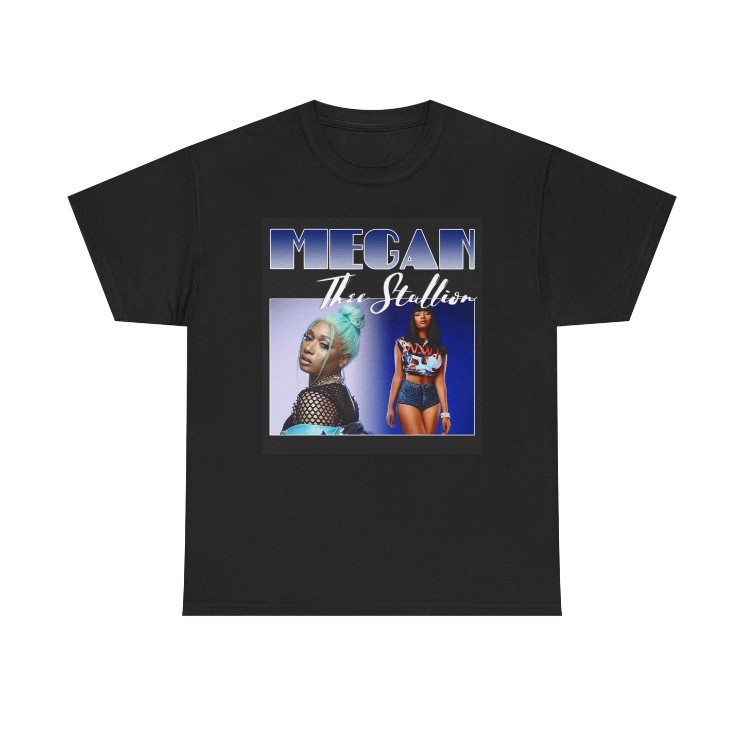 Megan The Stallion Graphic T Shirt Vintage Unisex Heavy Cotton Tee