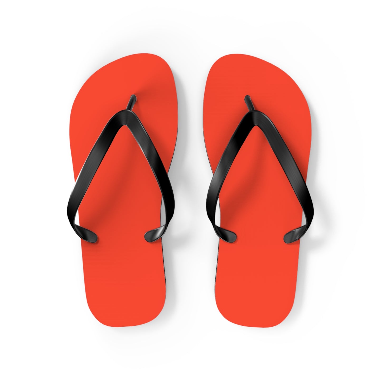 Neon Orange Flip Flops, Sandals Slides, Summer Footwear, Brand New