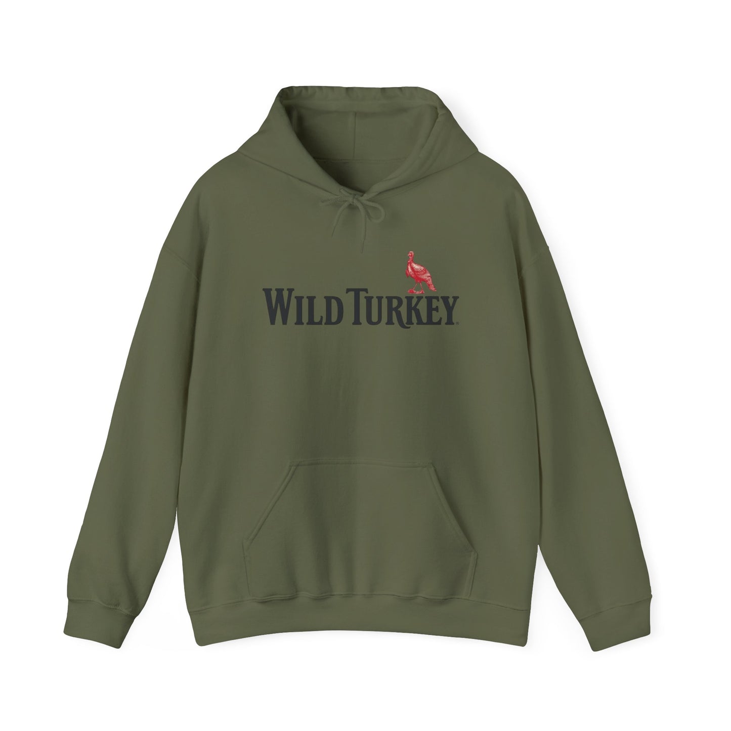 Wild Turkey Whiskey Graphic Hoodie Unisex Heavy Blend™ Hooded Sweatshirt