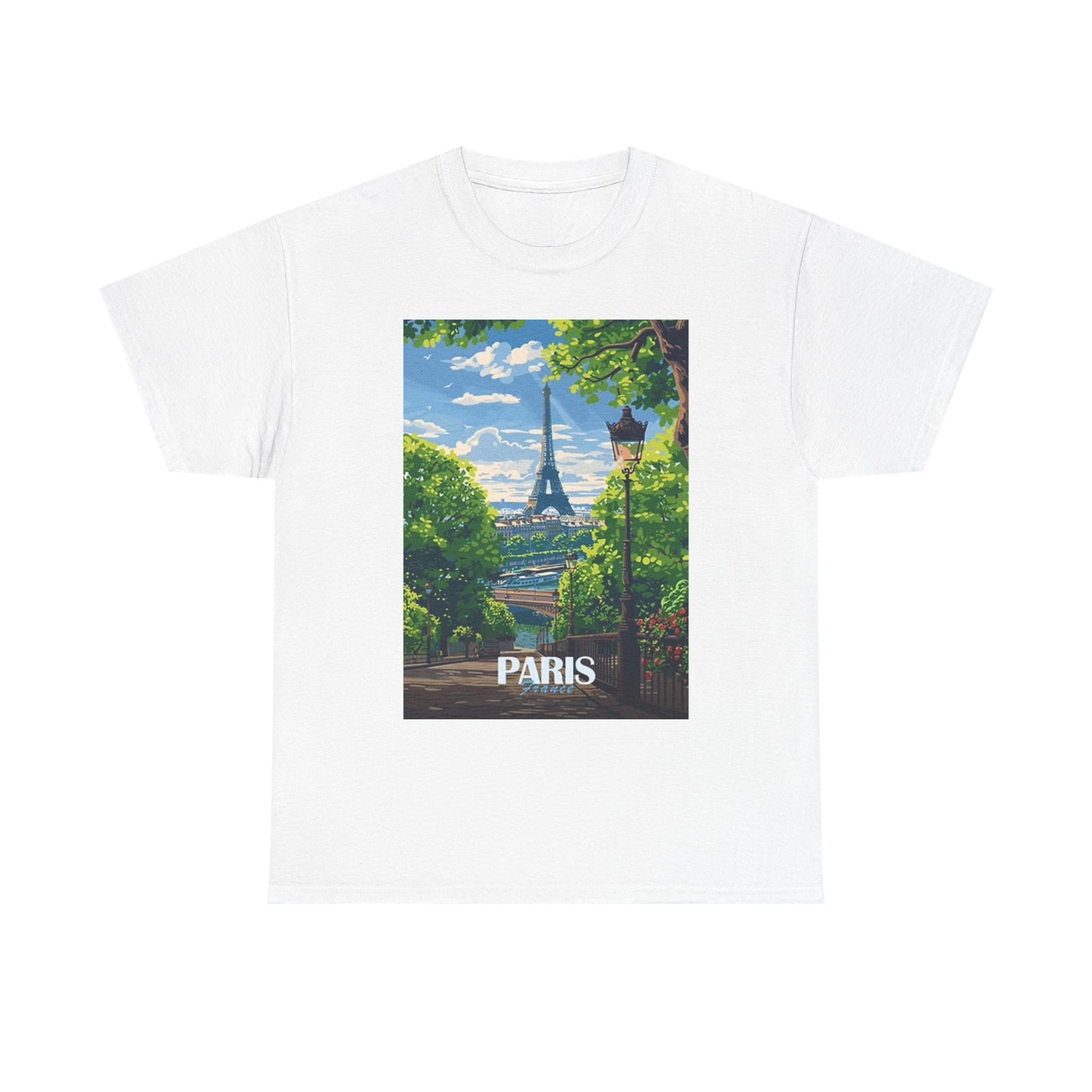 Paris France Eiffel Tower T Shirt BRAND NEW Apparel Unisex Graphic Tee USA