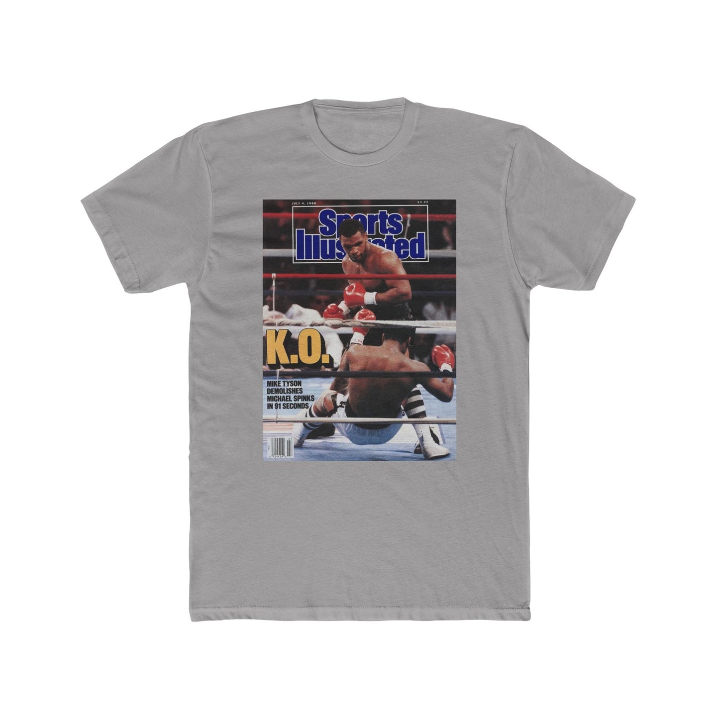 Mike Tyson Tshirt vintage New York  Men's Cotton Crew Tee boxing mma wrestling