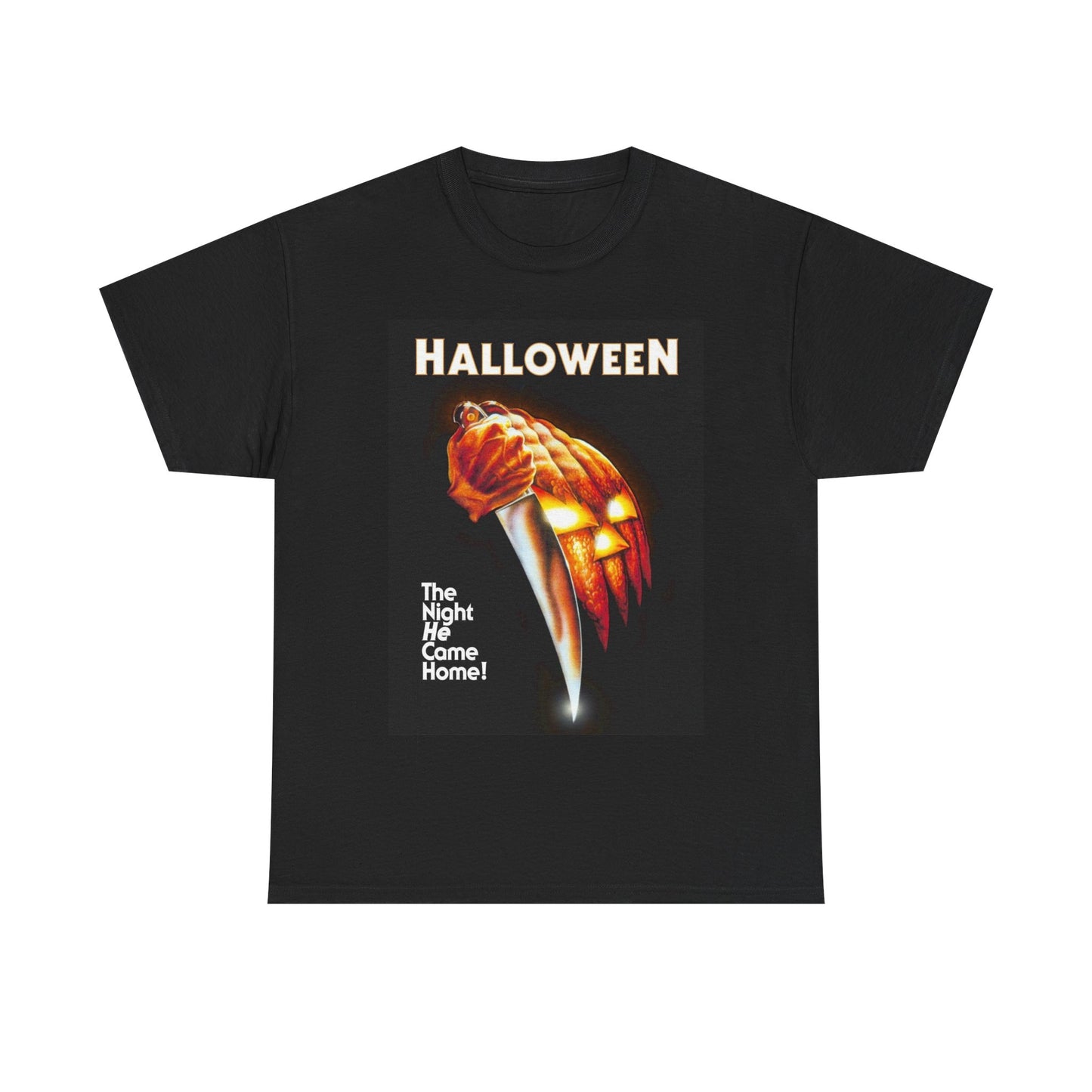 Halloween T Shirt Vintage Movie Poster Retro Pumpkin Unisex Heavy Cotton Tee