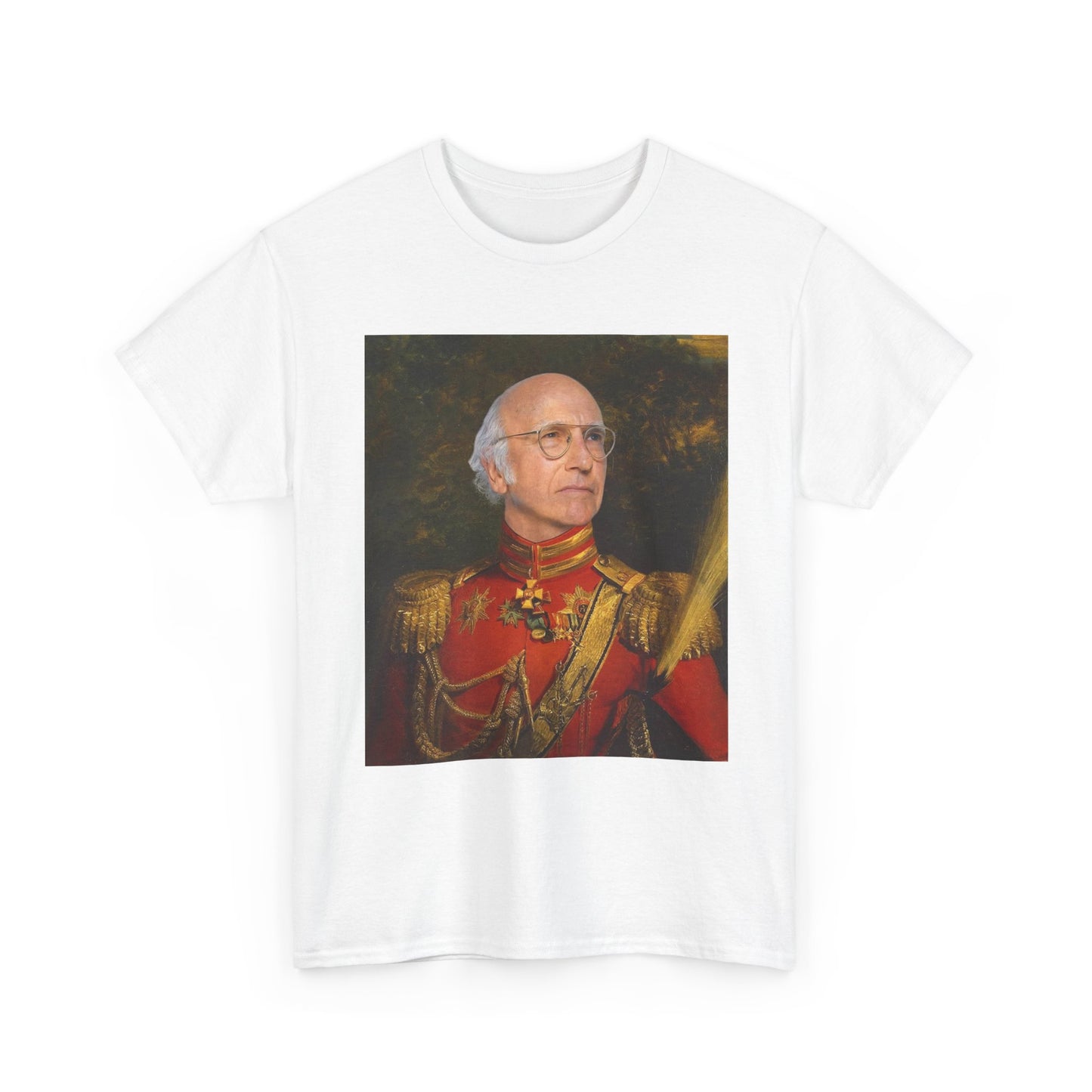 Larry David King Painting T shirt Comedy Funny Seinfeld Unisex Heavy Cotton Tee