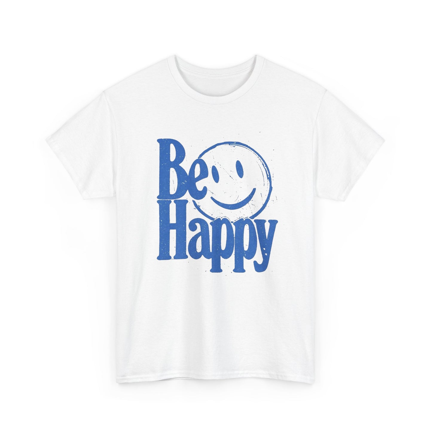 Be Happy Retro Graphic T Shirt Unisex Cotton Tee - New Gift - Tee