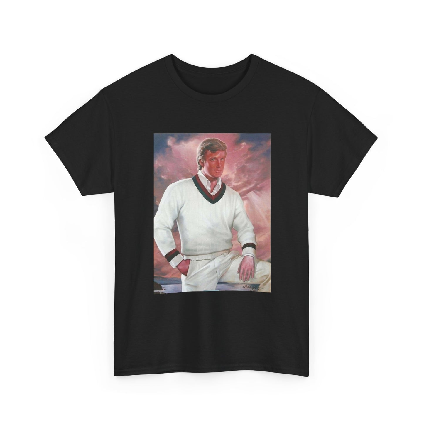 Trump Painting Tshirt Mar A Lago Florida Mansion 2024 Donald Unisex Heavy Cotton