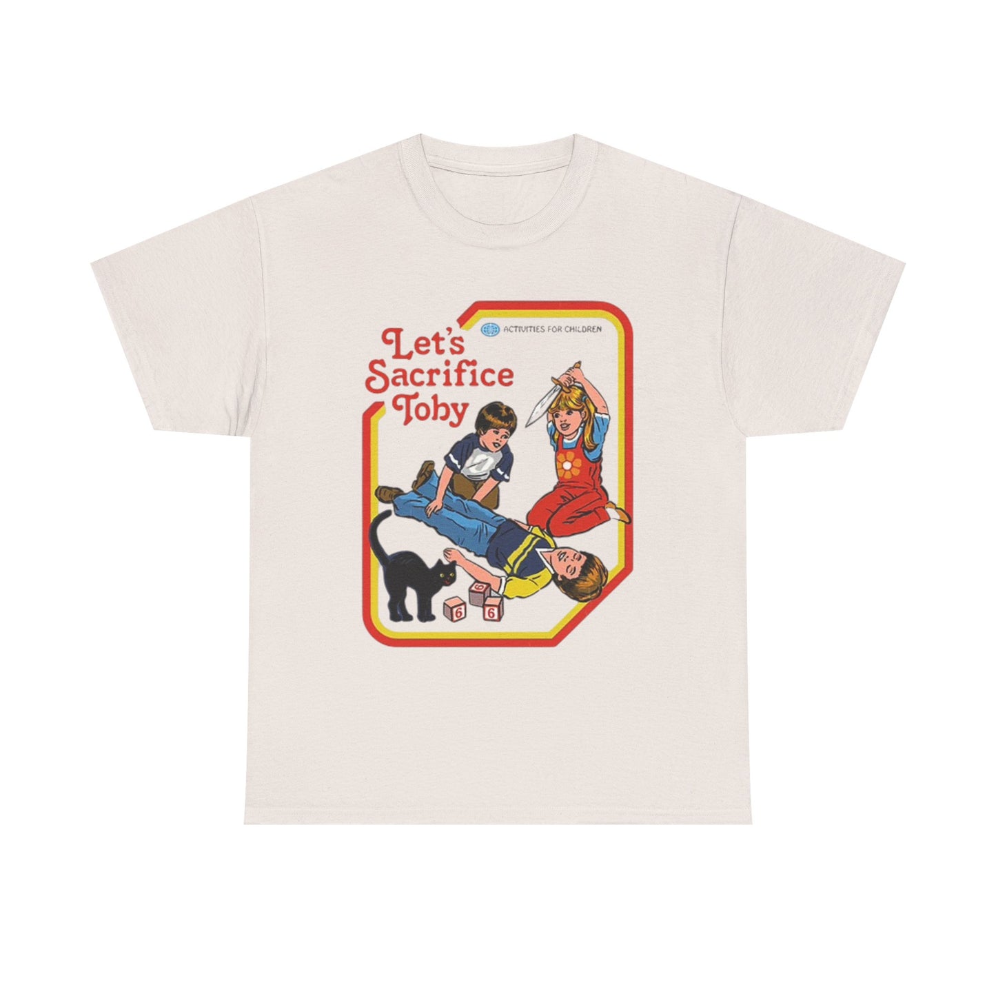 Lets Sacrifice Toby Graphic T Shirt Funny Retro Poster Unisex Heavy Cotton Tee