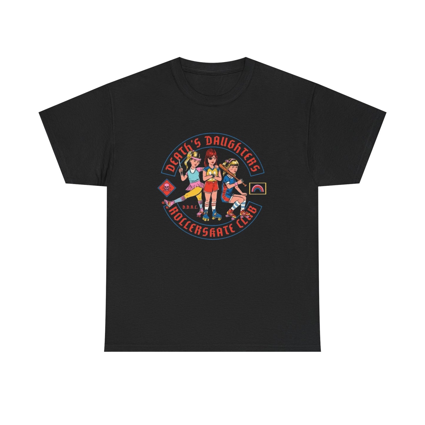 Deaths Daughters Rollerskating Club Graphic T Shirt Adult NEW