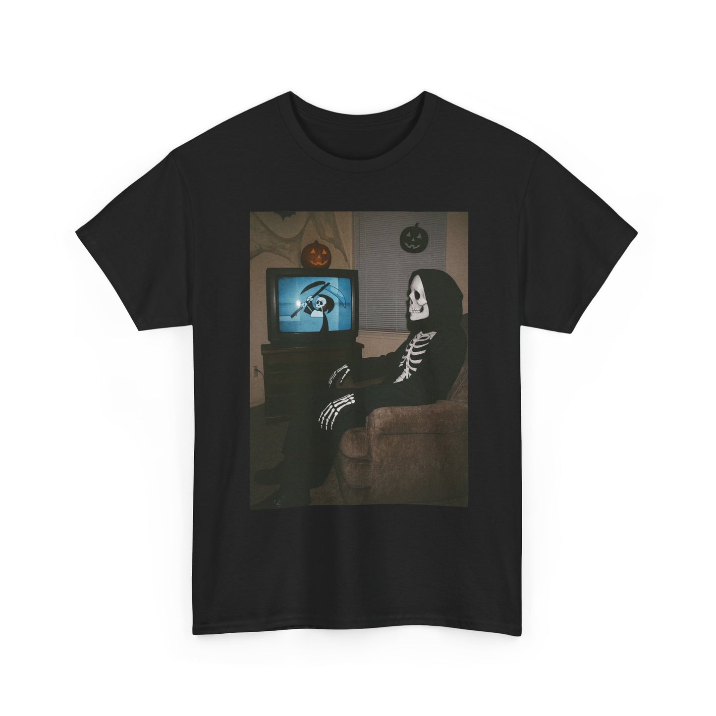 Grim Reaper Graphic T Shirt Men's Heavy Cotton Tee - Quality - Modern True to Size