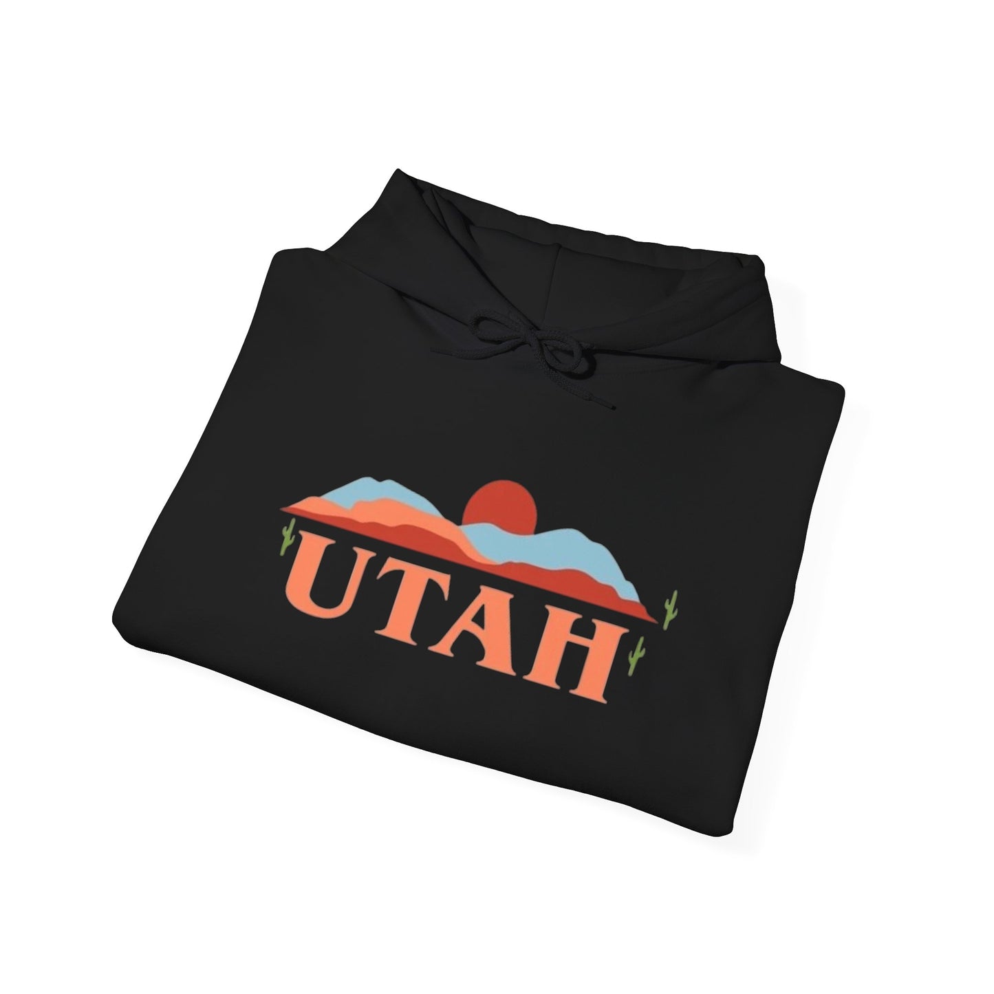 Utah Mountains State Logo BRAND NEW Unisex Heavy Blend™ Hooded Sweatshirt