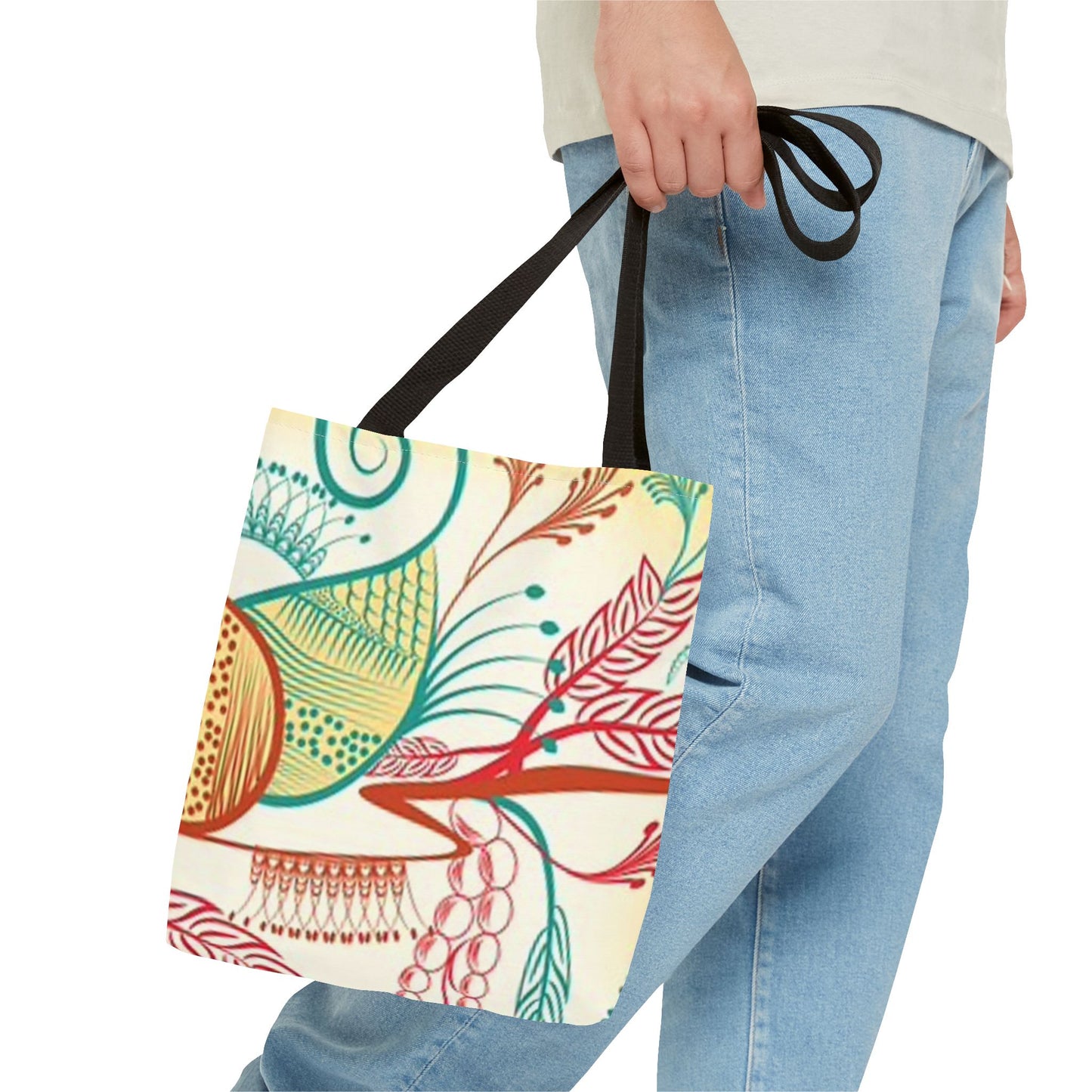 Multi Leaf Graphic Color BRAND NEW MODERN Tote Bag (AOP)