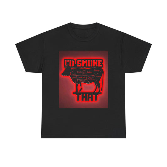 Eat Beef Tshirt Support Farmers Cattle Farms Animals Cows Steak Unisex Heavy BBQ