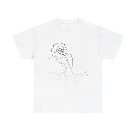 Jerry Garcia Graphic T Shirt Vintage Art Unisex Heavy Cotton Tee
