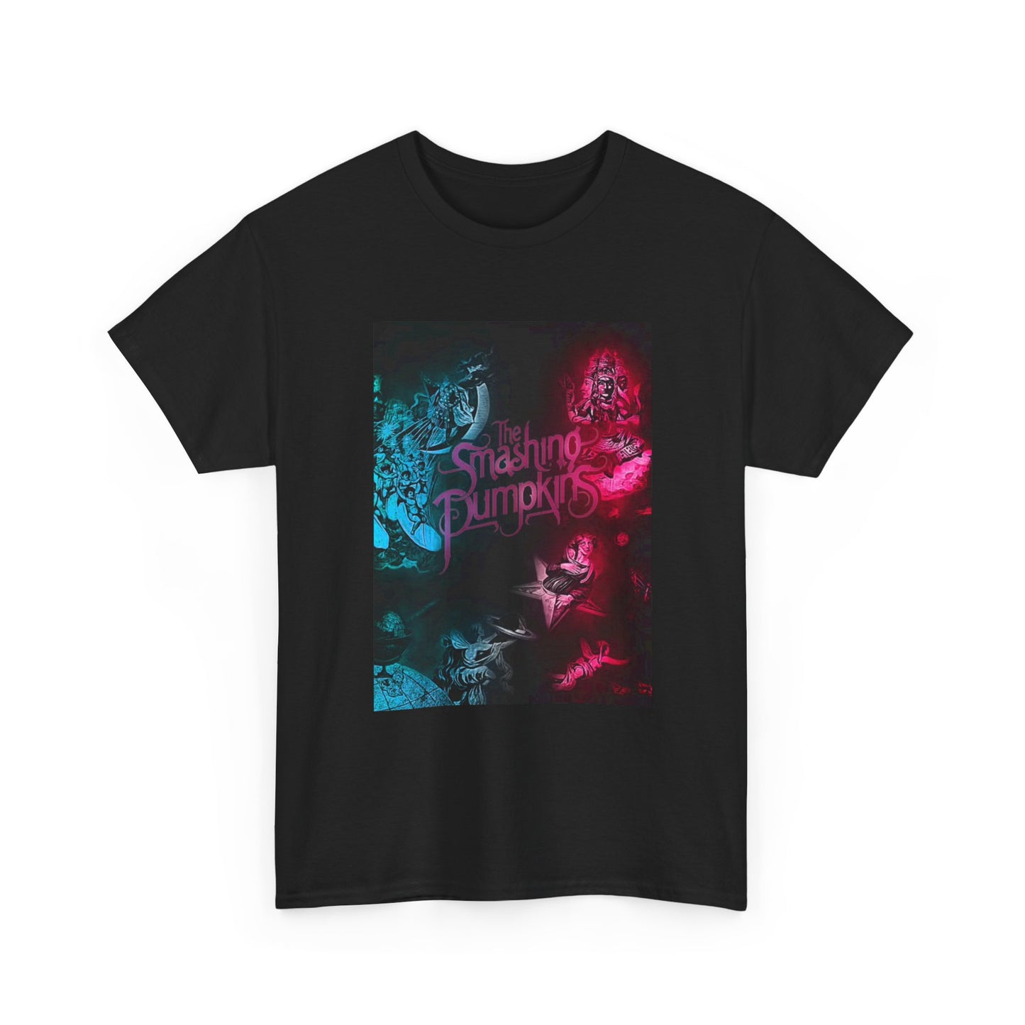 The Smashing Pumpkins Tshirt Vintage Merch Neon Unisex Heavy Cotton Tee