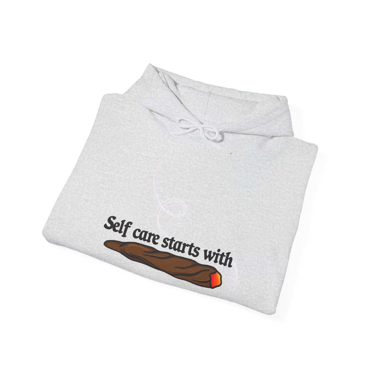 Self Care Weed Cannabis Graphic Hoodie Unisex Heavy Blend™ Hooded Sweatshirt
