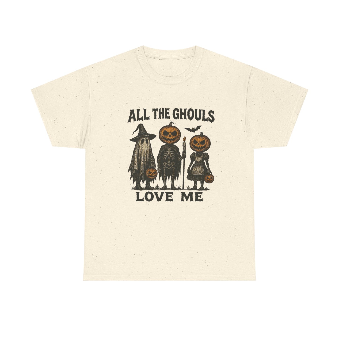 All The Ghouls Love Me Halloween T Shirt Unisex Heavy Cotton Tee